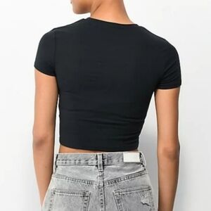 ❤️10/$20 New Crop Top Classic Black Women's Top